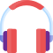 Illustration of headphones